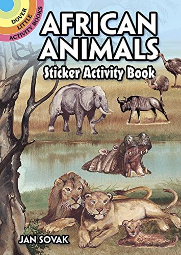 African Animals Sticker Activity Book (Dover Little Activity Books: Animals)