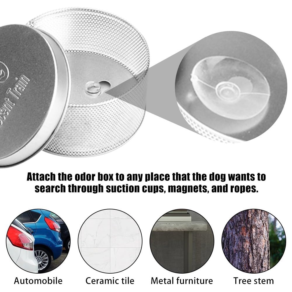 Dog Skent Duftdosen - Edelstahl Boxen Für Hundetraining