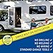 Safe-T-Plus RV Steering Stabilizer 41-140 Red (RV Steering Stabilizer, RV Steering Control, RV Safety, Truck Steering Stabilizer)