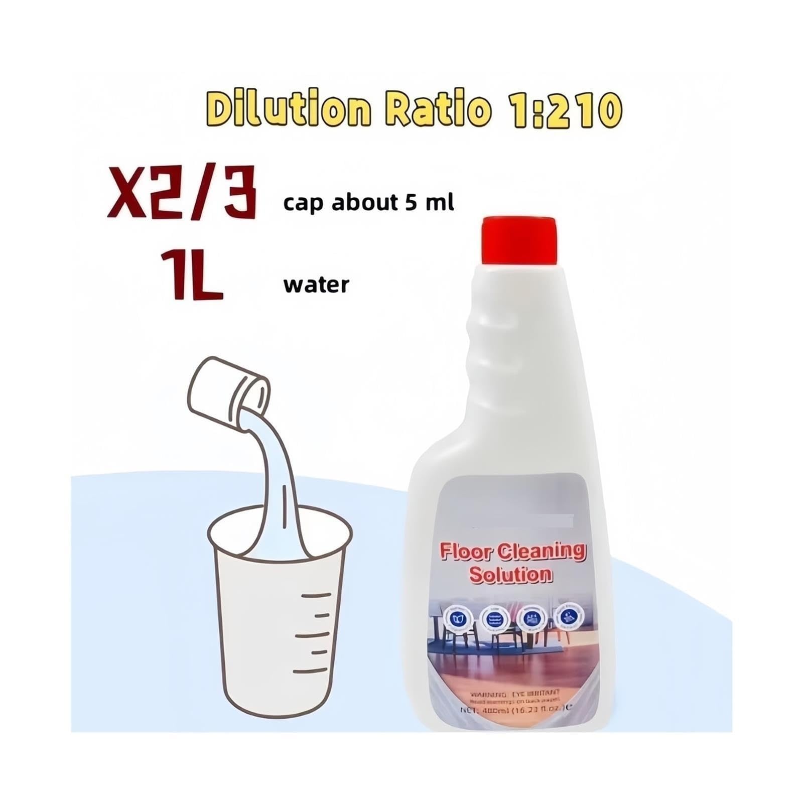 Líquido Limpiador De Suelos Aspirador 480ml, Compatible Con Roborock
