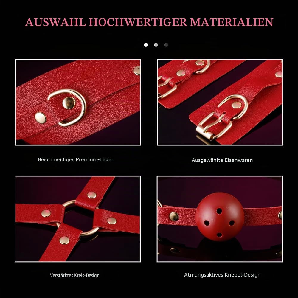 12er Elektro Shock BDSM Bondage Set Sex spielzeug für die Paare Sex Bondageset SM Kit Fesslset SM-Elektrische Stimulation Einstellbar Handschellen Fußfesseln mit Augenbinde Handgelenk (Schwarz)