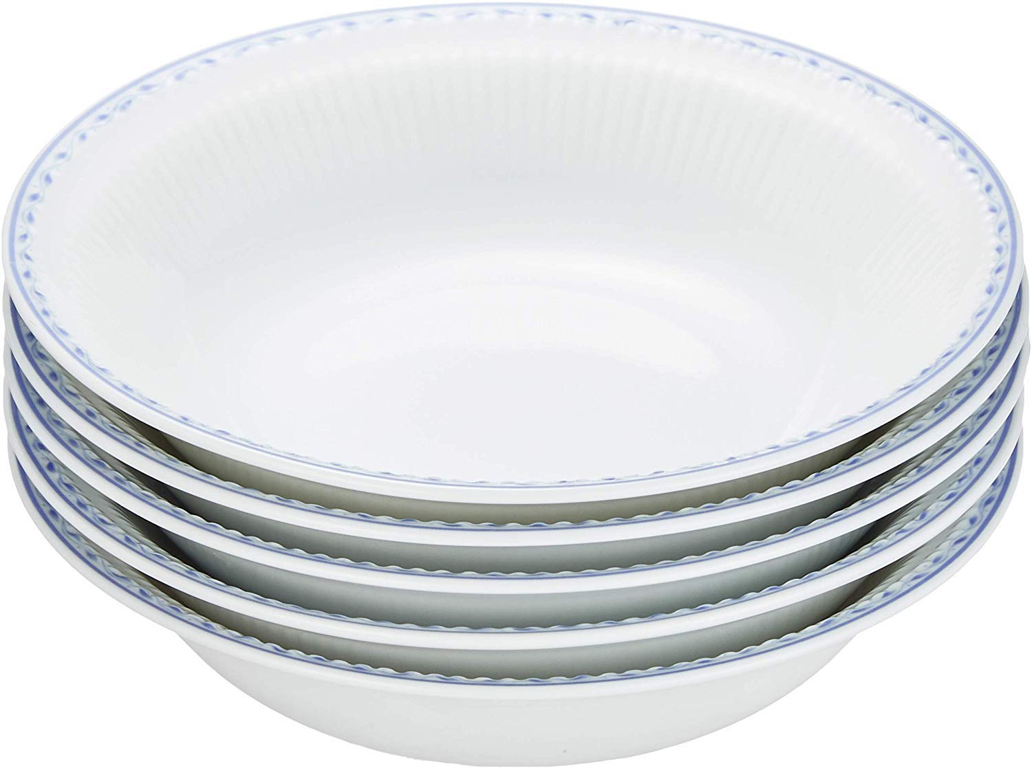 Amazon.co.jp: NARUMI(ナルミ) 食器 セット ブルーボーダー ブルー 20