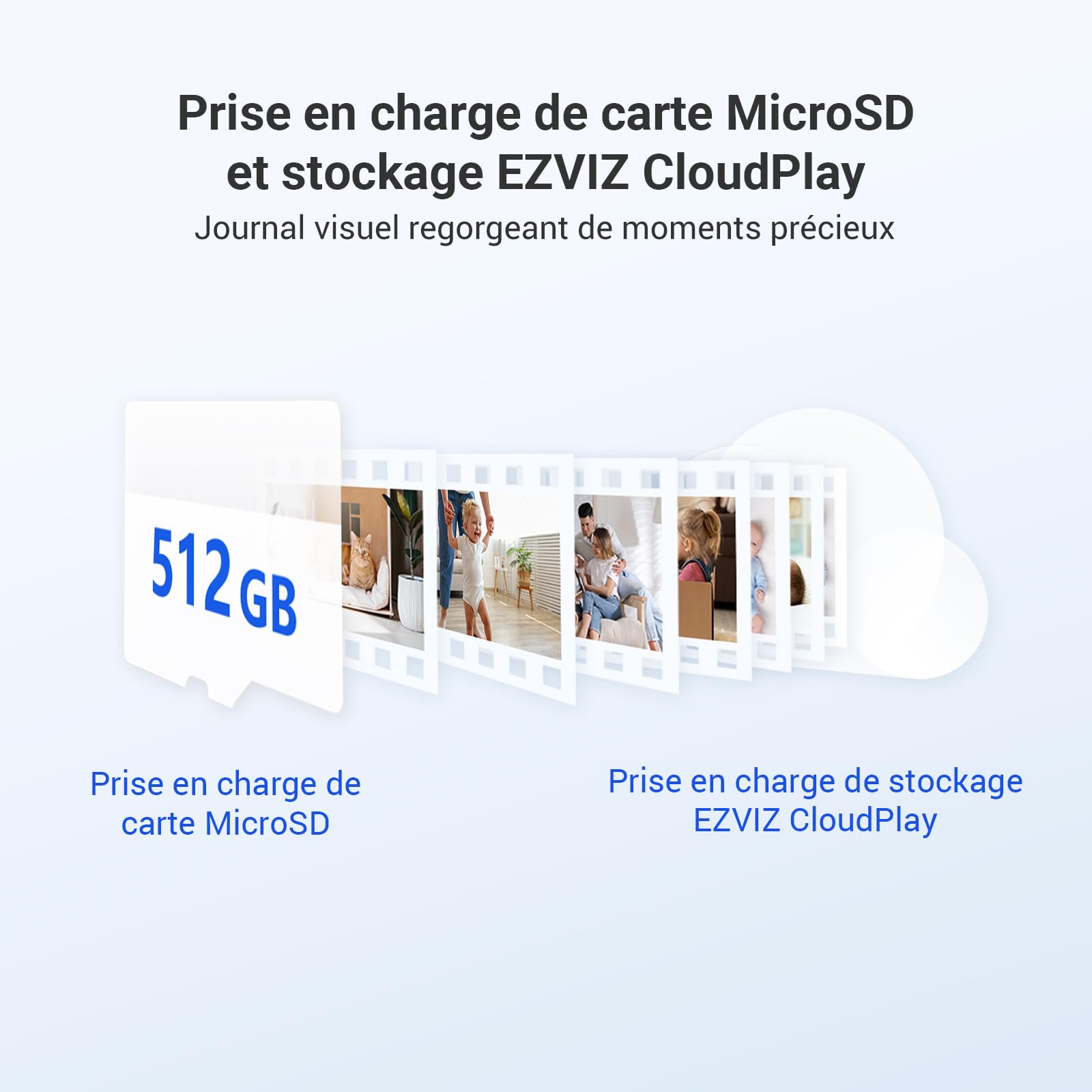EZVIZ CB1 1080P Camera Surveillance WiFi Intérieur sans Fil sur Batterie 1600mAh, Caméra Bébé WiFi 2.4Ghz, Détection de Personne, 5m Vision Nocturne, Audio Bidirectionnel, Type C, Magnetic Mount