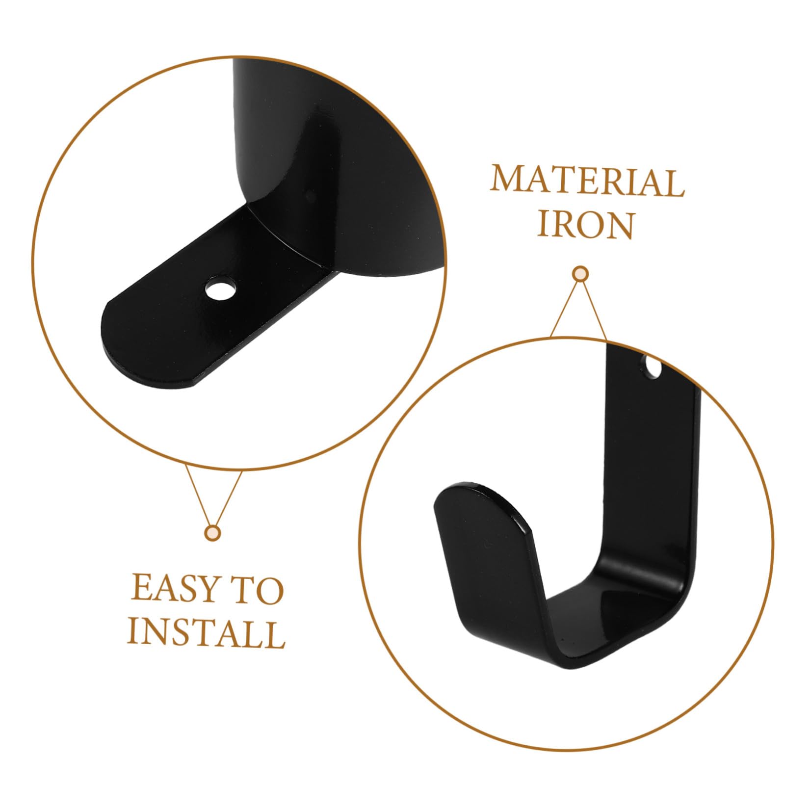 4 Pezzi Supporto da Parete per Briglie e Museruole Cavallo in Ferro Nero con Design Salvaspazio e Staffa ad Angolo Retto per Scuderia e Deposito Attrezzi