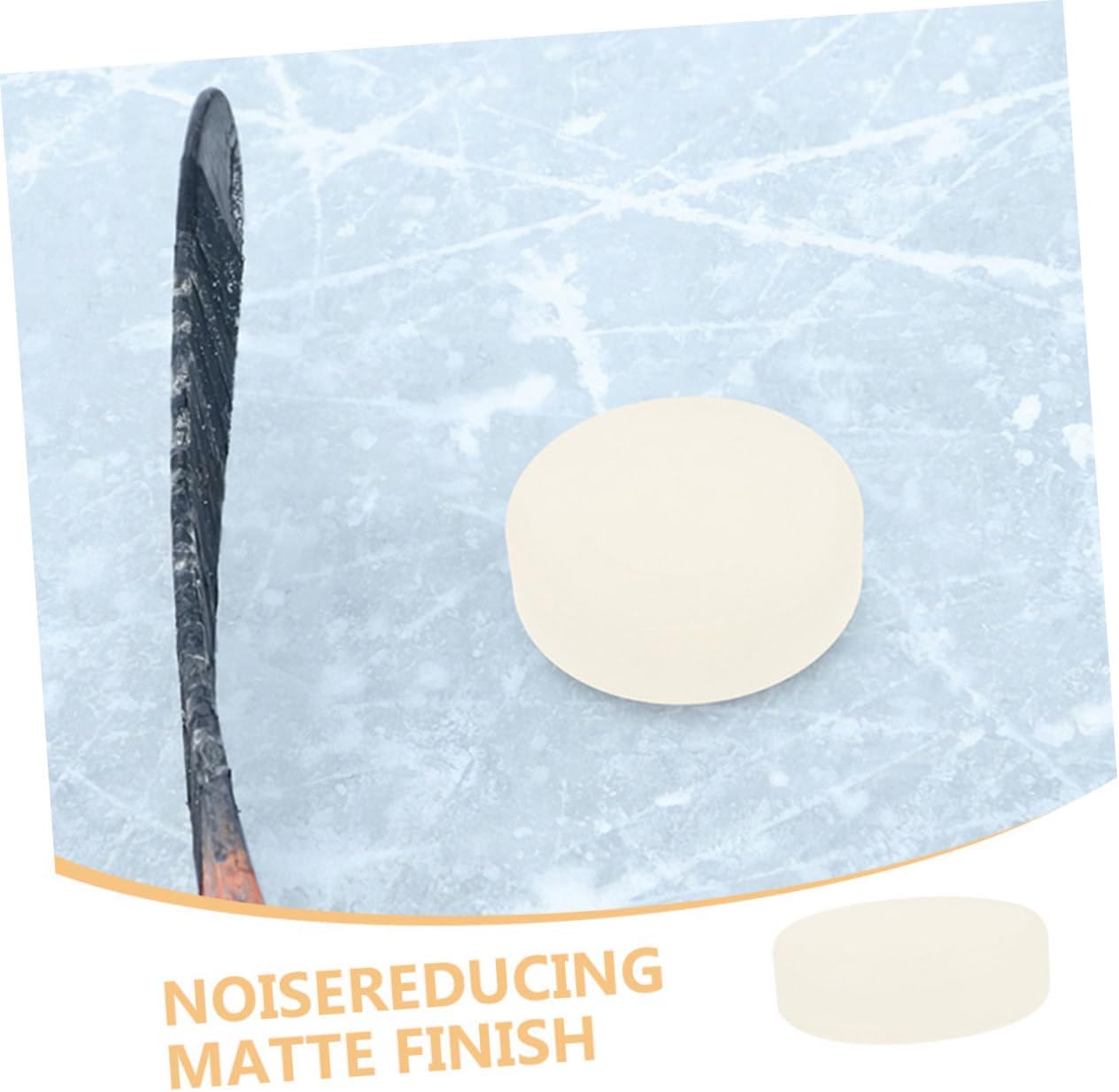 Toyvian 6pcs Professional PVC Hockey Pucks Ice Pucks for Indoor Hockey Practice Lightweight Training Sports Part