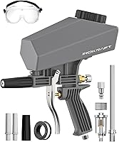 InoKraft Leak-Proof Portable Sand Blaster Gun Kit: Oil-Water Separator, Extension Nozzle, Mini Sandblaster for Rust & Paint Removal - Aluminum Oxide Compatible
