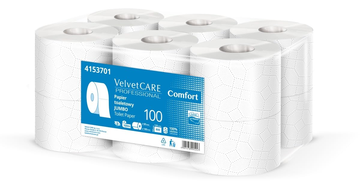 Papel higiénico Velvet de 100 m ideal para el baño principal de familias 2
