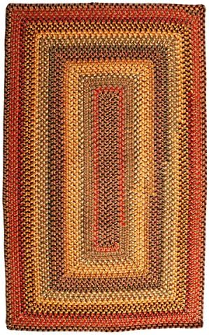Homespice Decor Trellis Avocado Rag Rug 2' x 3' Rectangle