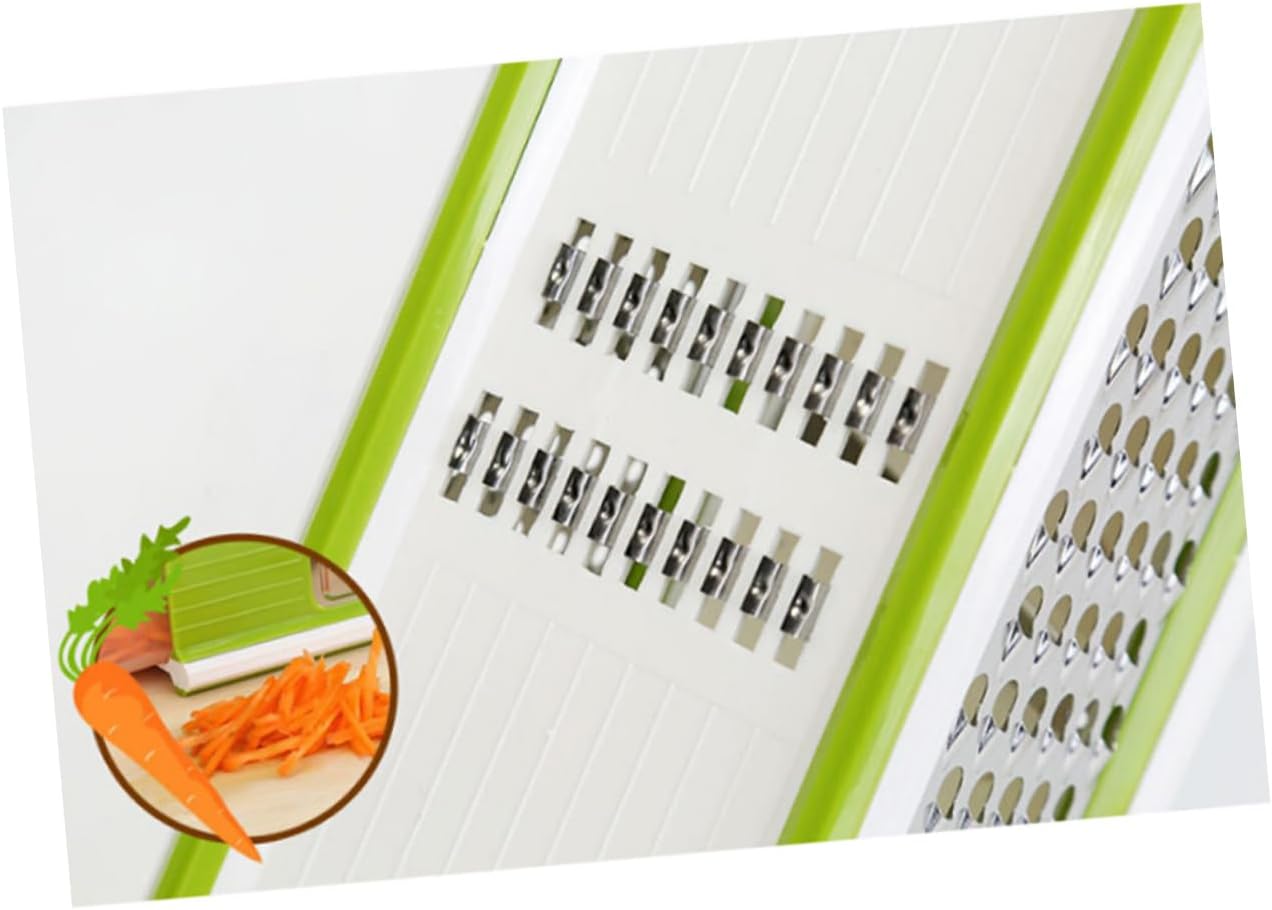 Commercial Vegetable Slicer Chopper Dicer Mandolin Manual Fruit Vegetable Grater Easy Peelers Storage Container