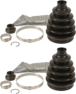 Amazon.com: Replacement Pair Set of Front Axle Boot Kits Mechanics ...