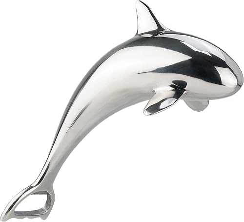 PG Abridor de botellas de alta calidad, abridor de cerveza de ballena asesina de acero inoxidable | Barware - Esmalte de espejo. El mejor regalo