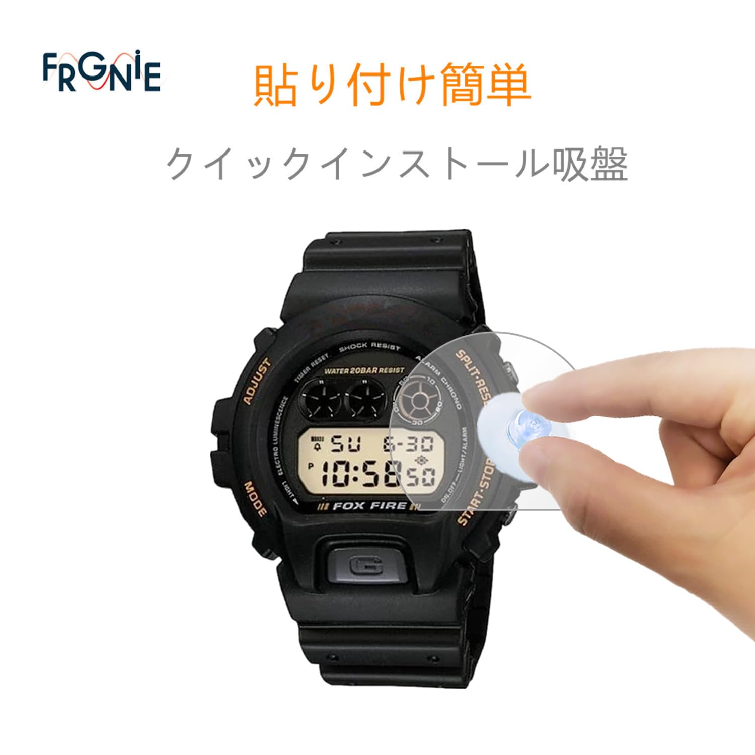 【値下げ不可】海外モデル　DW6900 JT-3DR 保護フィルムおまけ付き CASIO G-SHOCK DW-6900 シリーズ 保護 フィルム OverLay