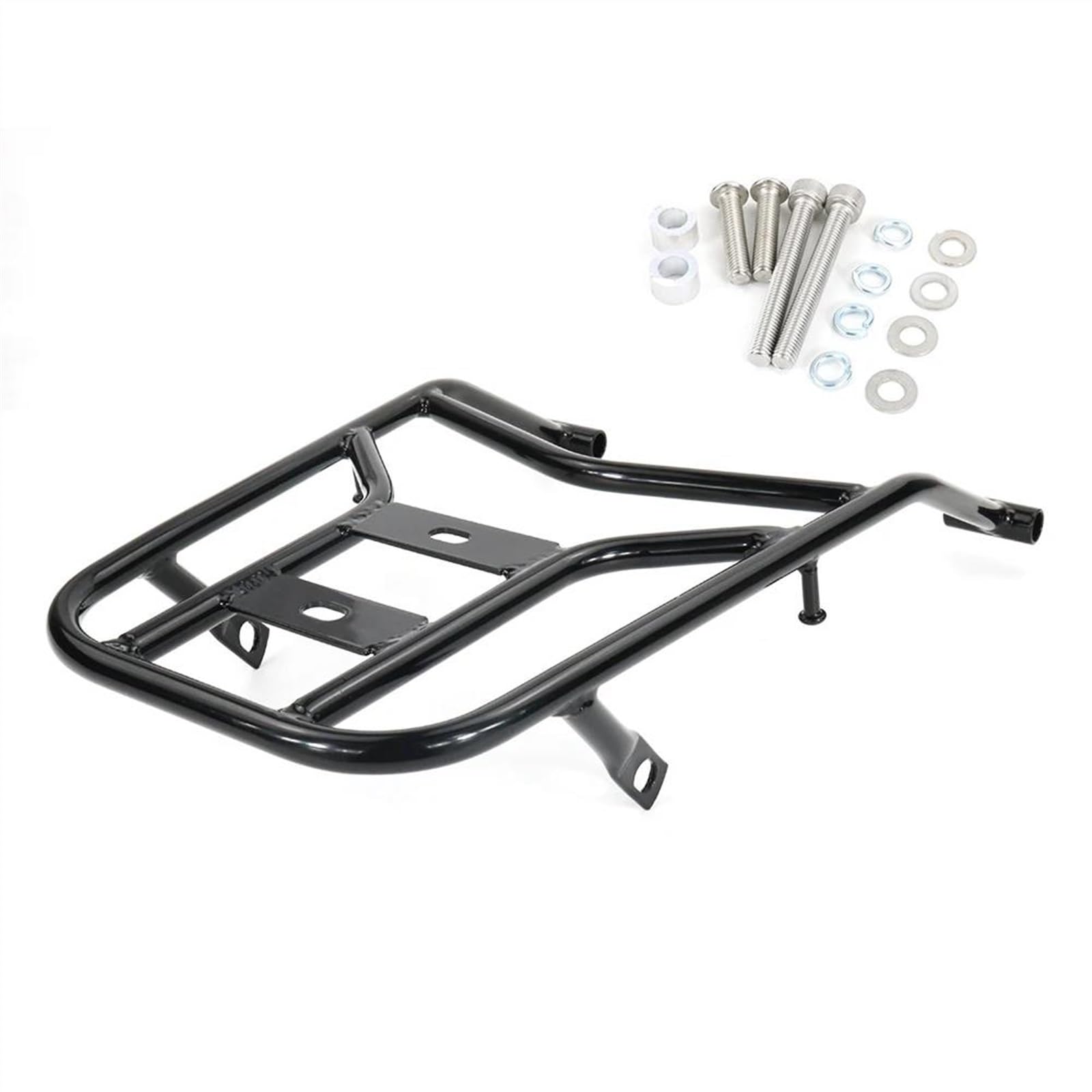 Accessori moto per CRF300L CRF 300L Rally 2021-2023 Coda posteriore Portapacchi Top Box Valigia Carrier Board Staffa borsa(Black 1)