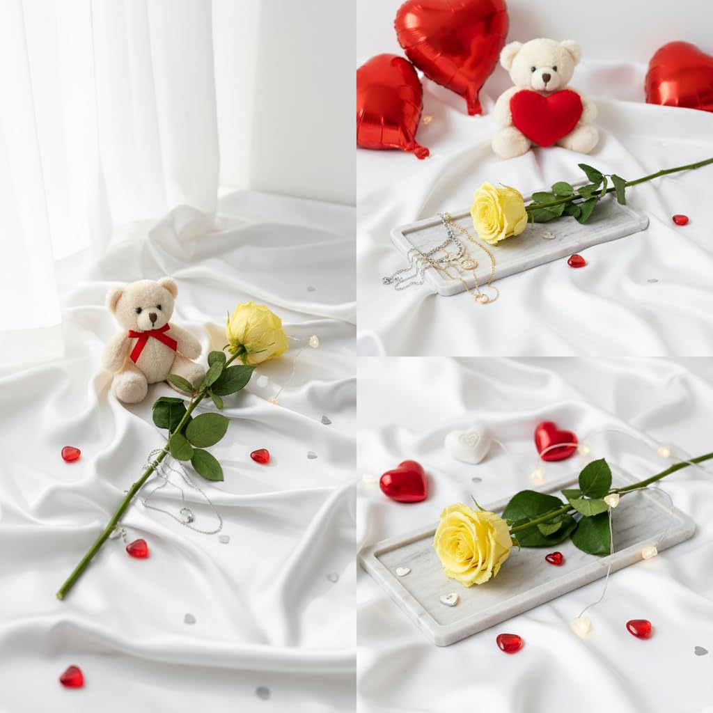 MUNTRADE 1 Rosa Preservada Natural | Rosa Eterna Amarilla | Detalle Romántico, Día de la Madre, San Valentín, Aniversario o Decoración | Flor Natural Conservada Decorativa