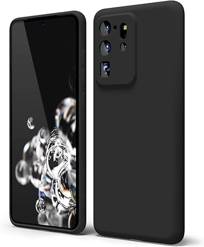 Oakxco Funda para teléfono Samsung Galaxy S20 Ultra con agarre de silicona líquida, delgada y delgada, de goma suave de poliuretano termoplástico