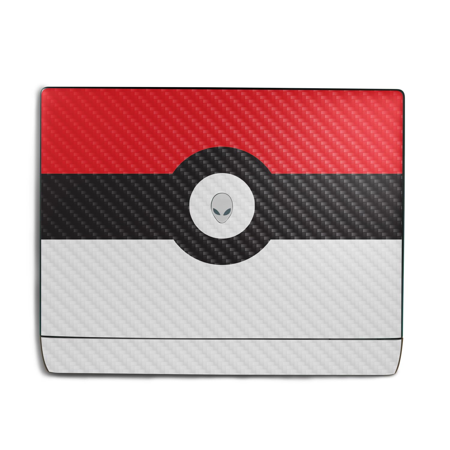 Carbon Fiber Laptop Skin Compatible with Alienware 18 Area-51 (2025) Top Cover Only - Battle Ball - Premium 3M Vinyl Protective Wrap Decal Cover - Easy to Apply | Crafted in The USA by MightySkins