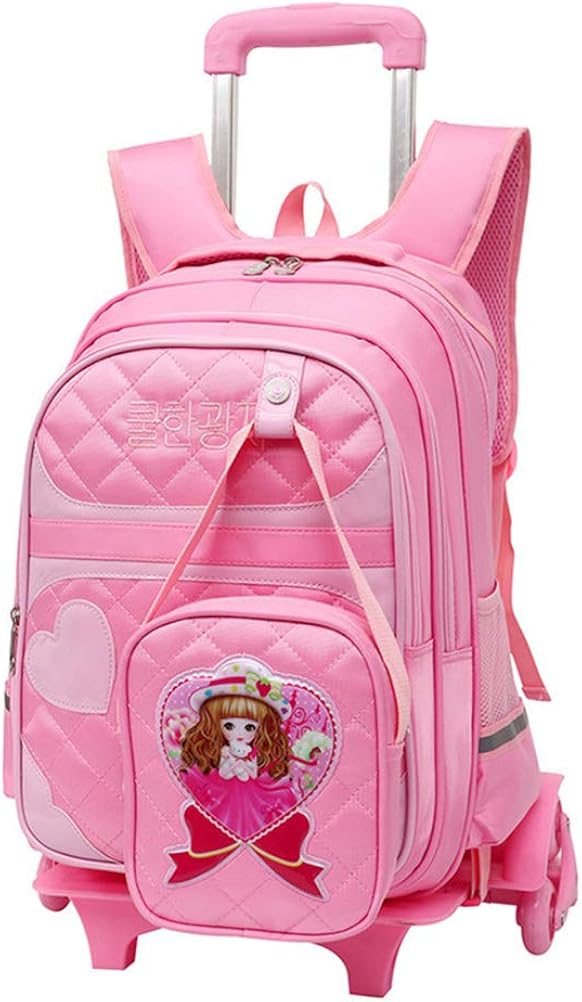 school bags on wheels for girls primary school,