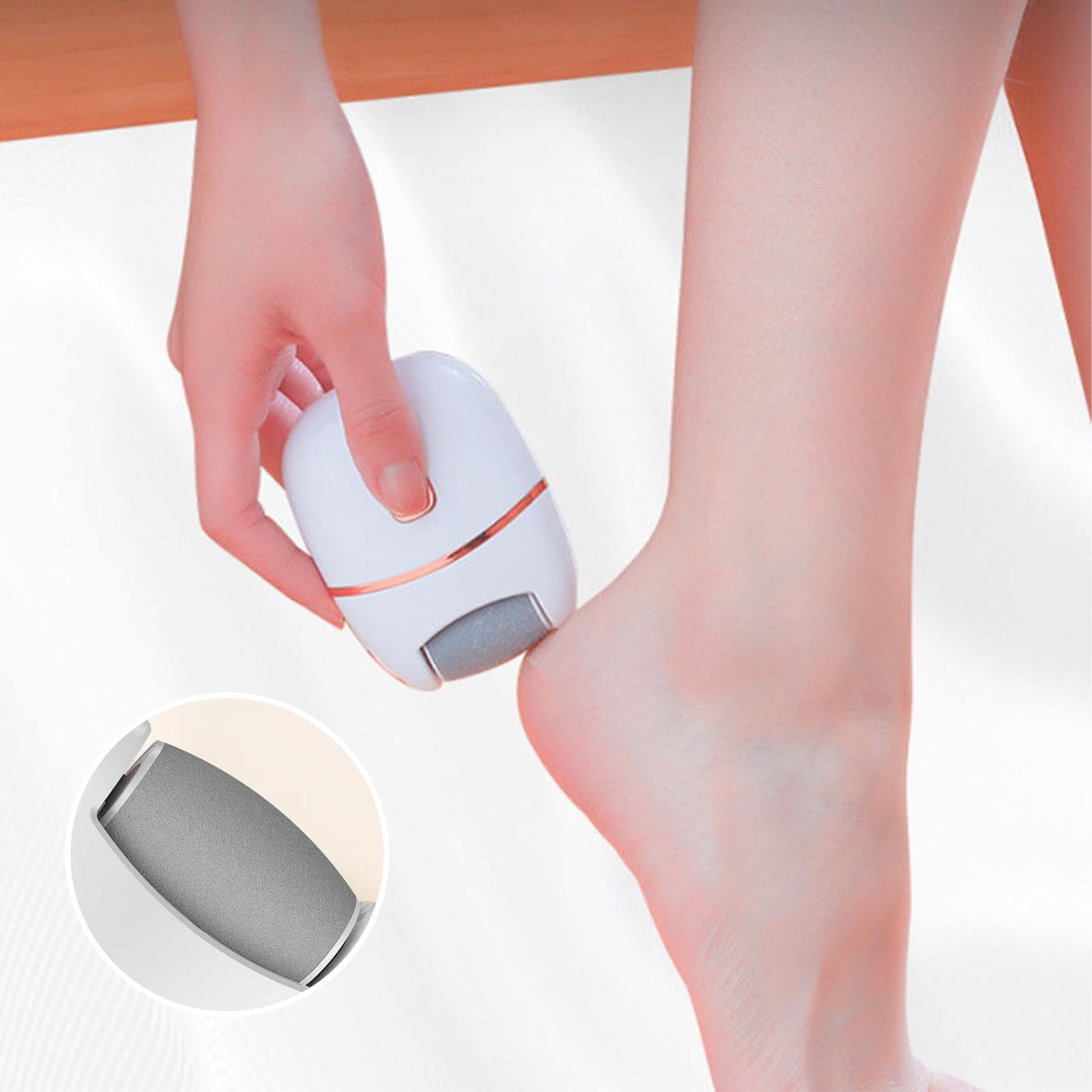 Removedor de callos eléctrico del pie, removedor de callos eléctrico | Amoladora eléctrica de 2 velocidades,Pedicura eléctrica con 1 cabezal