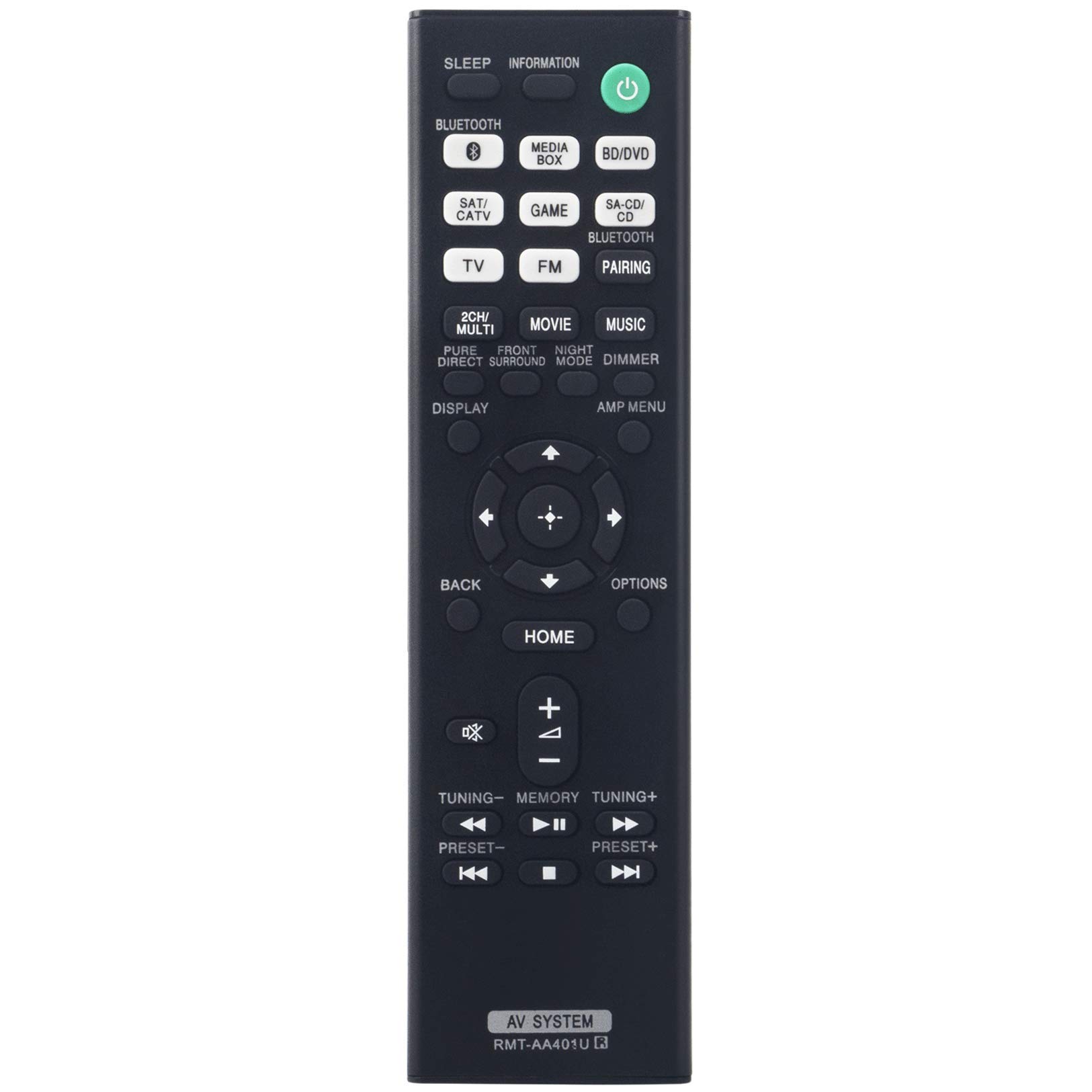 Amazon.com: RMT-AA401U Replacement Remote Control fit for Sony