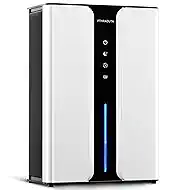 PTHRAOUTA Home Dehumidifier with Drain Hose, (950 sq.ft) 95oz Quiet dehumidifier for Bathroom Bedroom, with Air Reusable Filter Indoor deshumidificador for Basement RV Closet