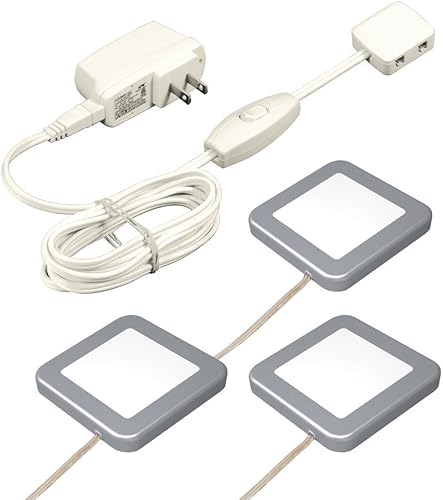 Jesco Lighting KIT-RZ-SM-SQ3-30 Radianz Kit de montaje en superficie LED cuadrado de 3 luces