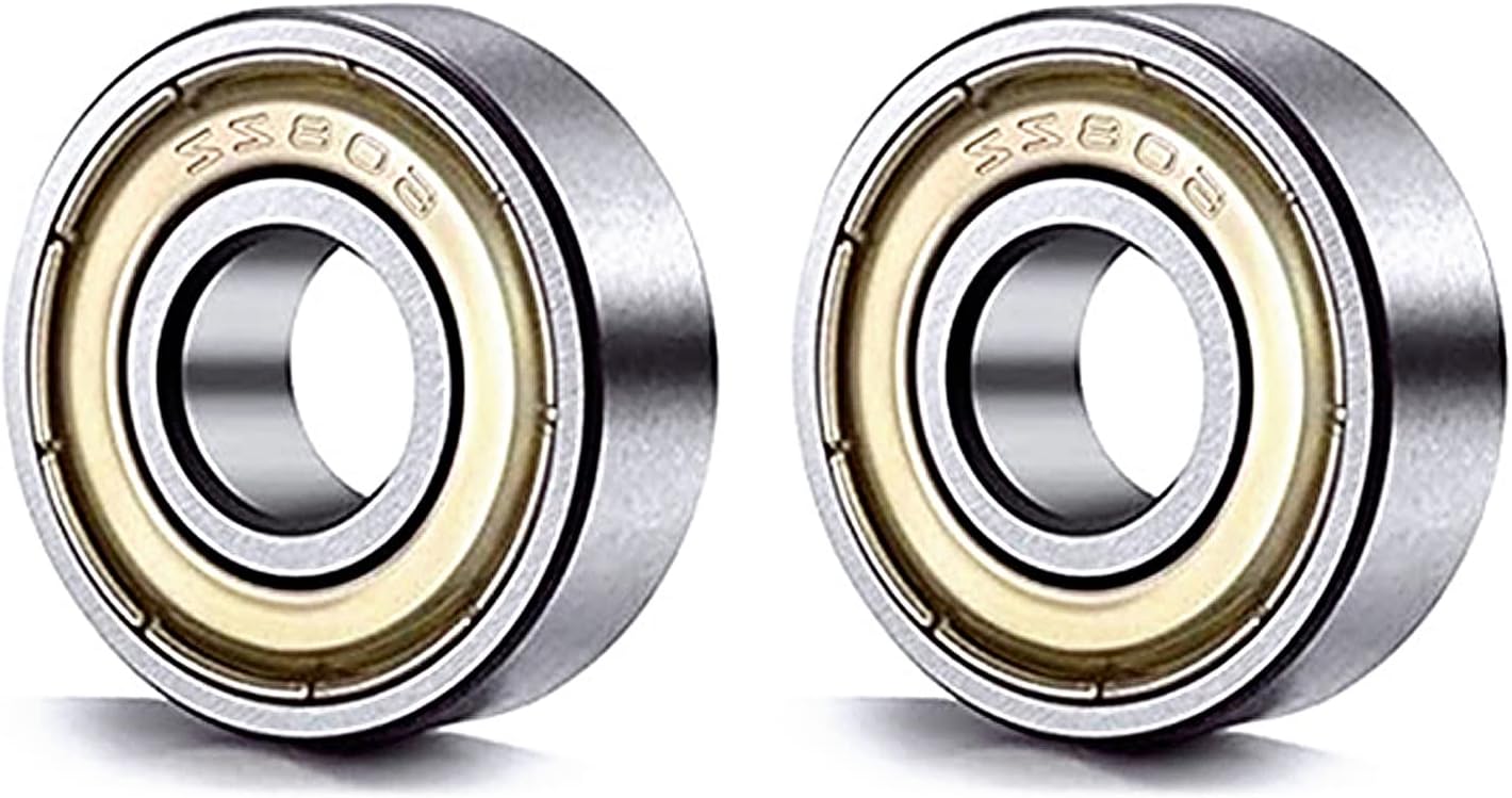 Hi-Na 80ft 100ft 120ft 150ft Zipline Kits Groove Ball Bearings Pack of 2, to Make Zipline More Durable, Pulley Bearing Wheel Rail Ball Bearings Wheel