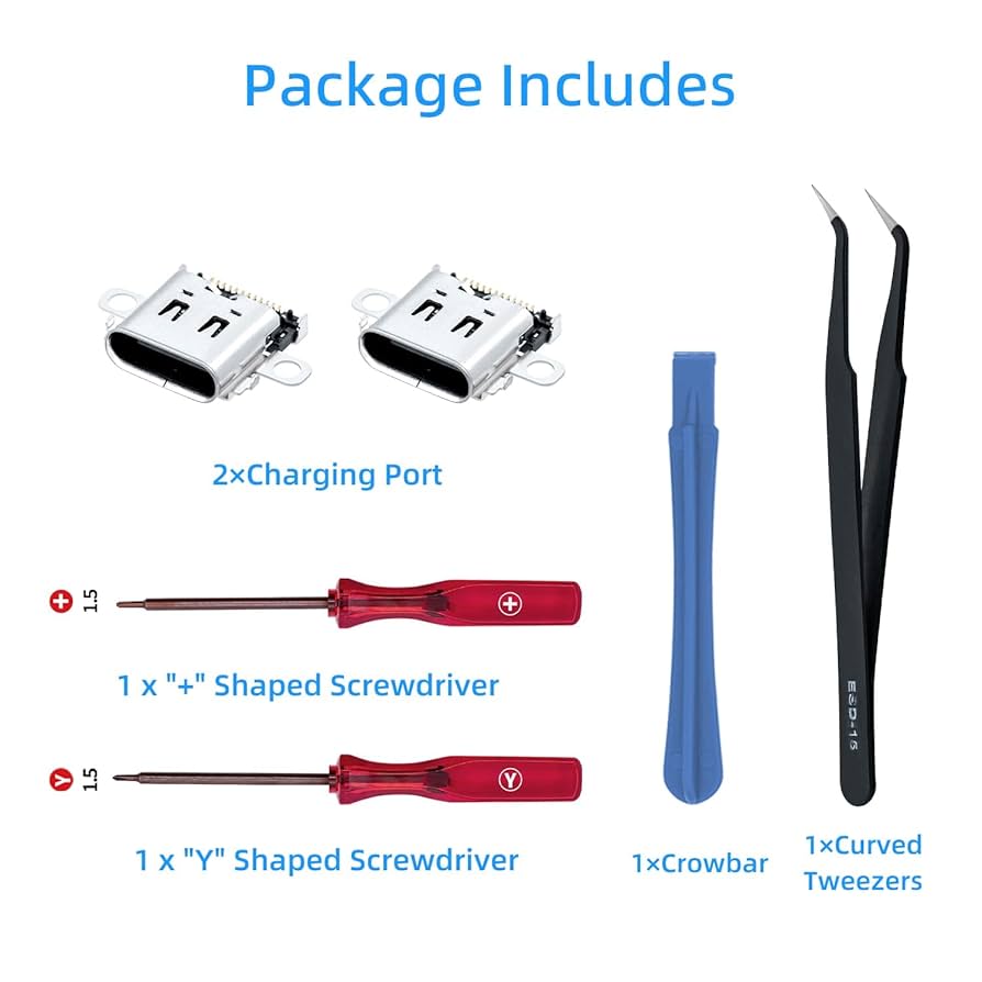 Amazon.co.jp: Mcbazel 2枚入り Switch本体用充電コネクター交換