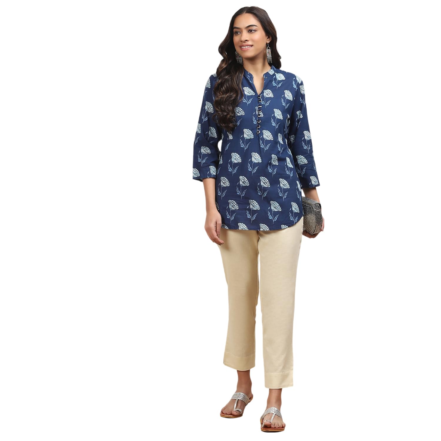 Women Cotton Solid Regular Pants-image-14