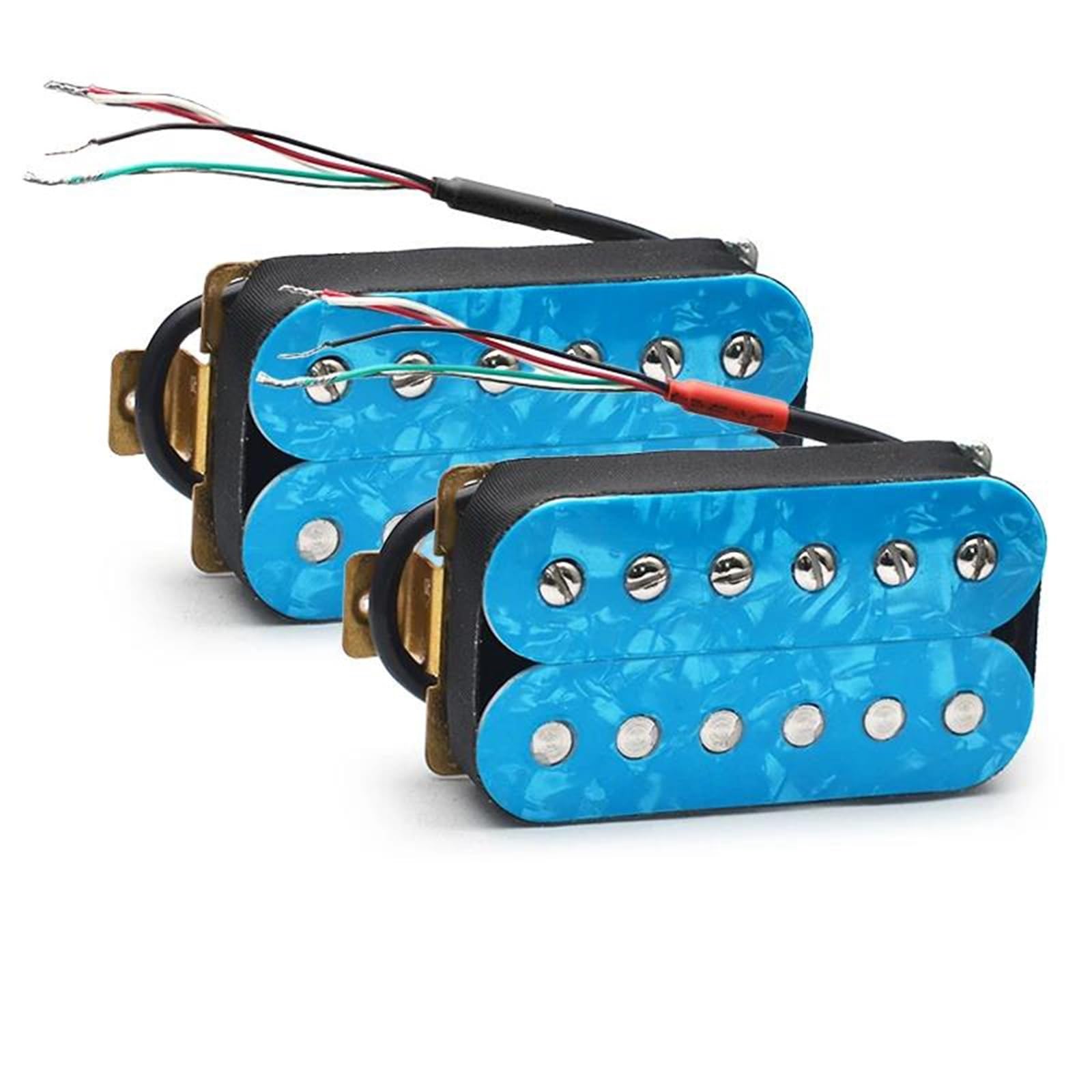 Pickup Gitary Elektrycznej 6-strunowa gitara elektryczna Humbucker regulowana śruba podwójna cewka cewka gitarowa rozdzielająca przetwornik(Neck and Bridge)