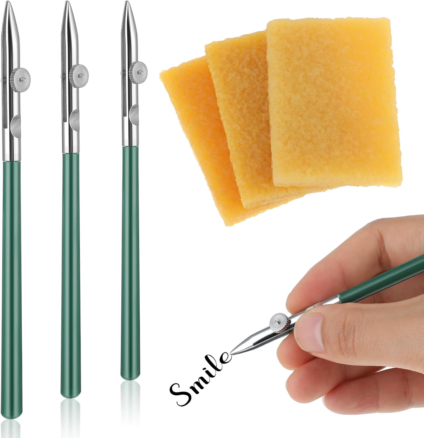 3 Pcs Masking Fluid Pen (3 Sizes) 3pcs Rubber Cement