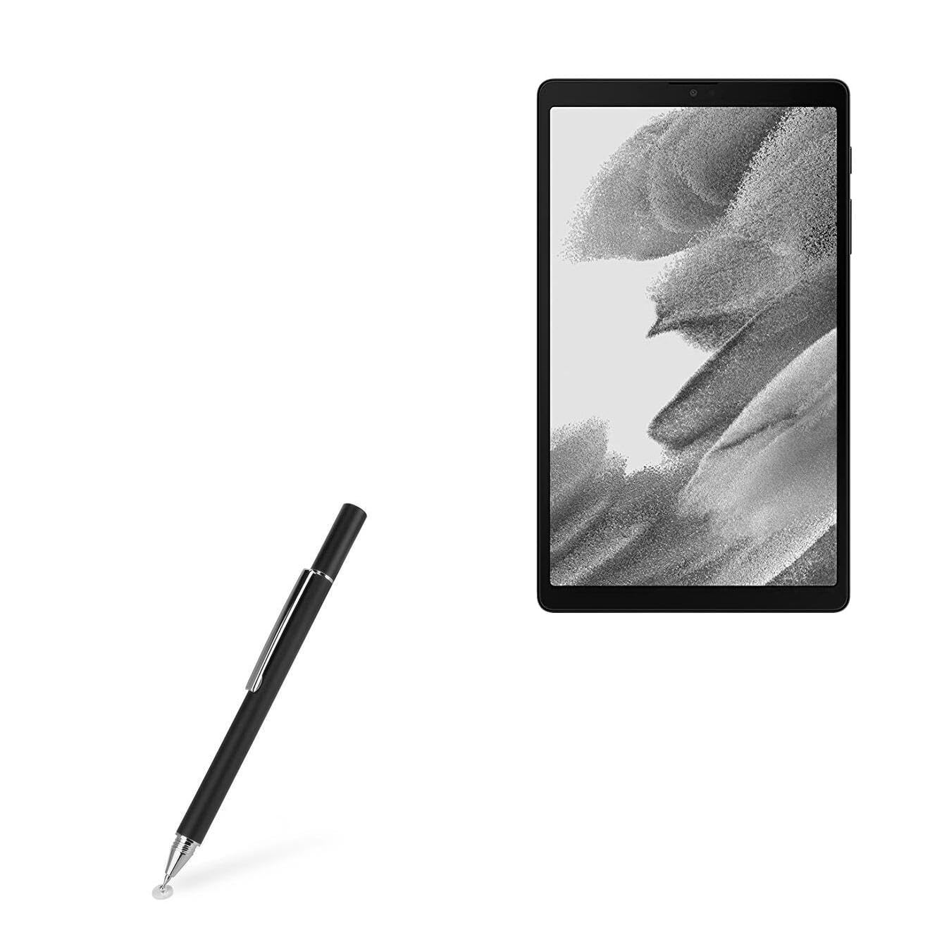 BoxWave Stylus Pen Compatible with Samsung Galaxy Tab A7 Lite - FineTouch Capacitive Stylus, Super Precise Stylus Pen - Jet Black