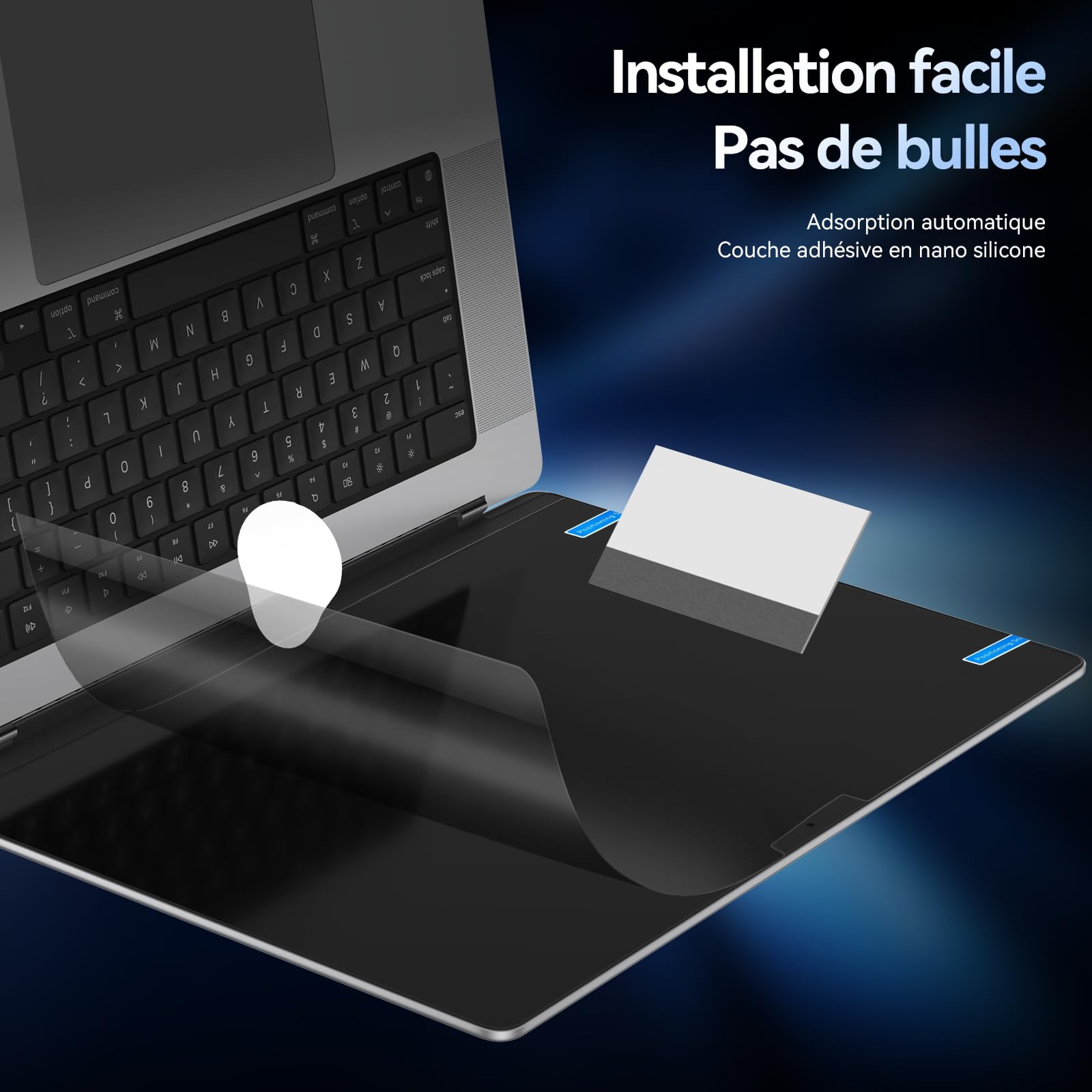 Filtro privacy a 360° per MacBook Pro da 14" (2021-2026, M1, M2, M3, M4, M5), filtro anti spia protezione schermo, Laptop Privacy Screen per Mac 14,2"