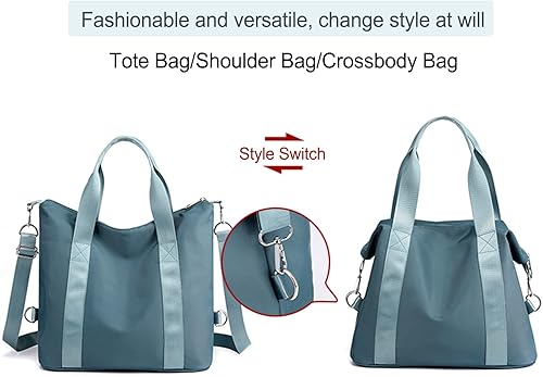 Vista 2 de GOQUFOY Bolsos cruzados de nailon para mujer, bolso de hombro impermeable, bolso de mensajero, bolso de mano para mujer