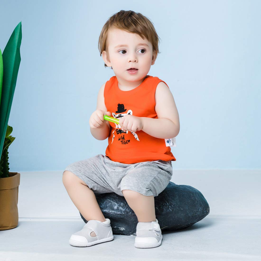 BMCiTYBM Baby Walking Shoes Girls Boys Mesh First Infant Sneakers 6 9 12 18 24 Months Gear Size 6-12 Months Infant