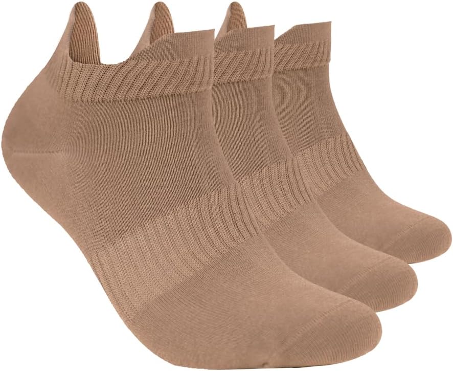 Women‘s Moisture Wicking Athletic Socks, Seamless Low Cut Cotton