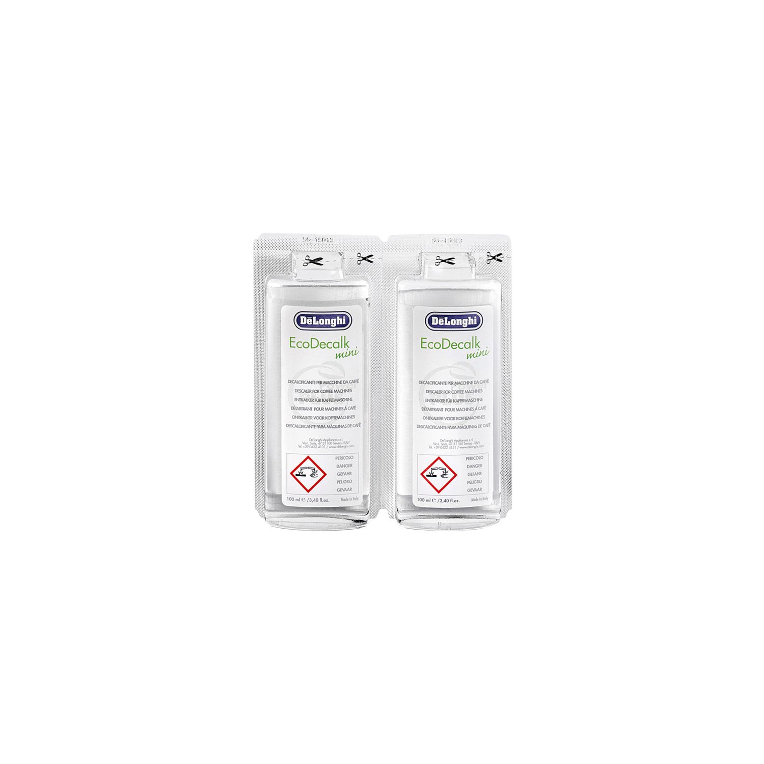 9 x DELONGHI EcoDecalk mini odkamieniacz (2 x 100 ml)