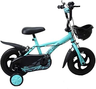 FUFU 12 Inch High Carbon Steel Children's Bicycle, Suitable For Boys And Girls Aged 2-4，Yellow, Blue