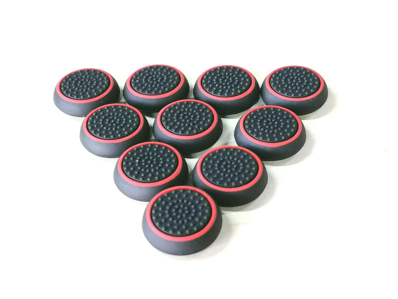 10 Pack Analog Controller Thumb Stick Grip Thumbstick Cap Cover for PS4 Xbox ONE 360 Accessories Black Red