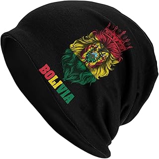 National Flag Lion Beanies Hats for Men Women Elastic Slouchy Skull Caps Winter Warm Soft Thin Lightweight