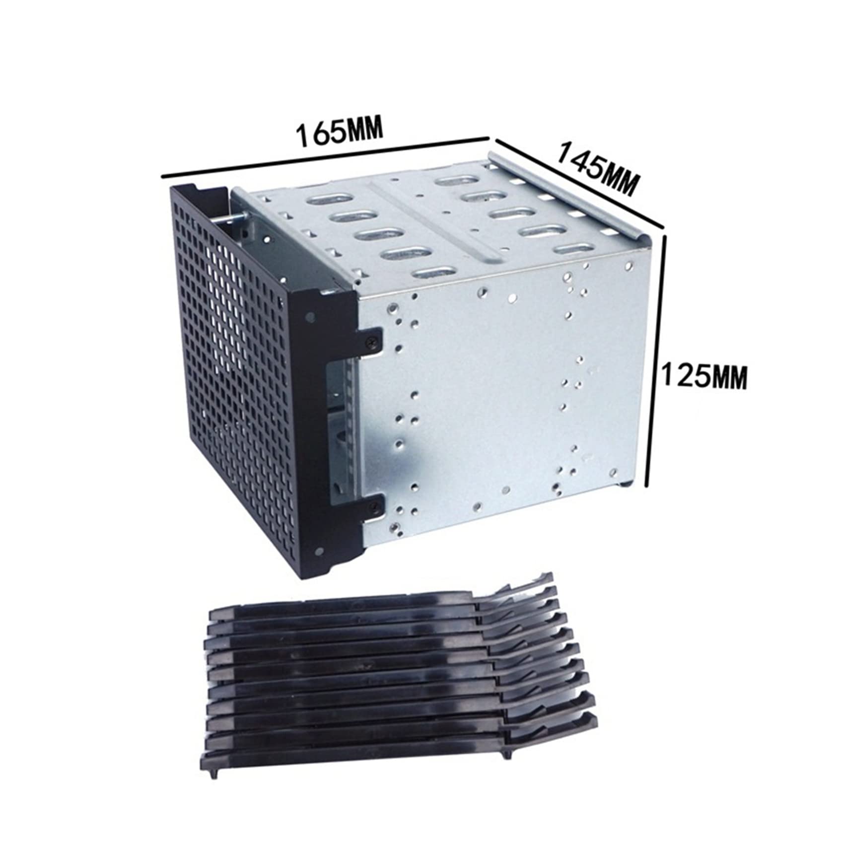 Lot de 3 boîtiers de disques durs SATA HDD de 5,25" à 5" x 3,5"