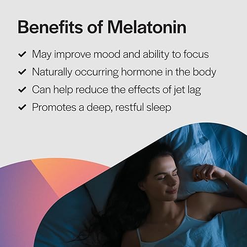 Vista 4 de PureFormulas - Melatonina 3 mg - Apoya los ritmos circadianos, el sueño reparador y la relajación - Melatonina pura 300 mcg Antioxidante Sin Soja