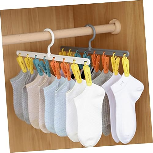 Miniatura 2 de STOBAZA Percha multiusos plegable para sombreros, colgador de brasier, colgador de ropa de bebé, colgador de pañales, gancho para sombrero,