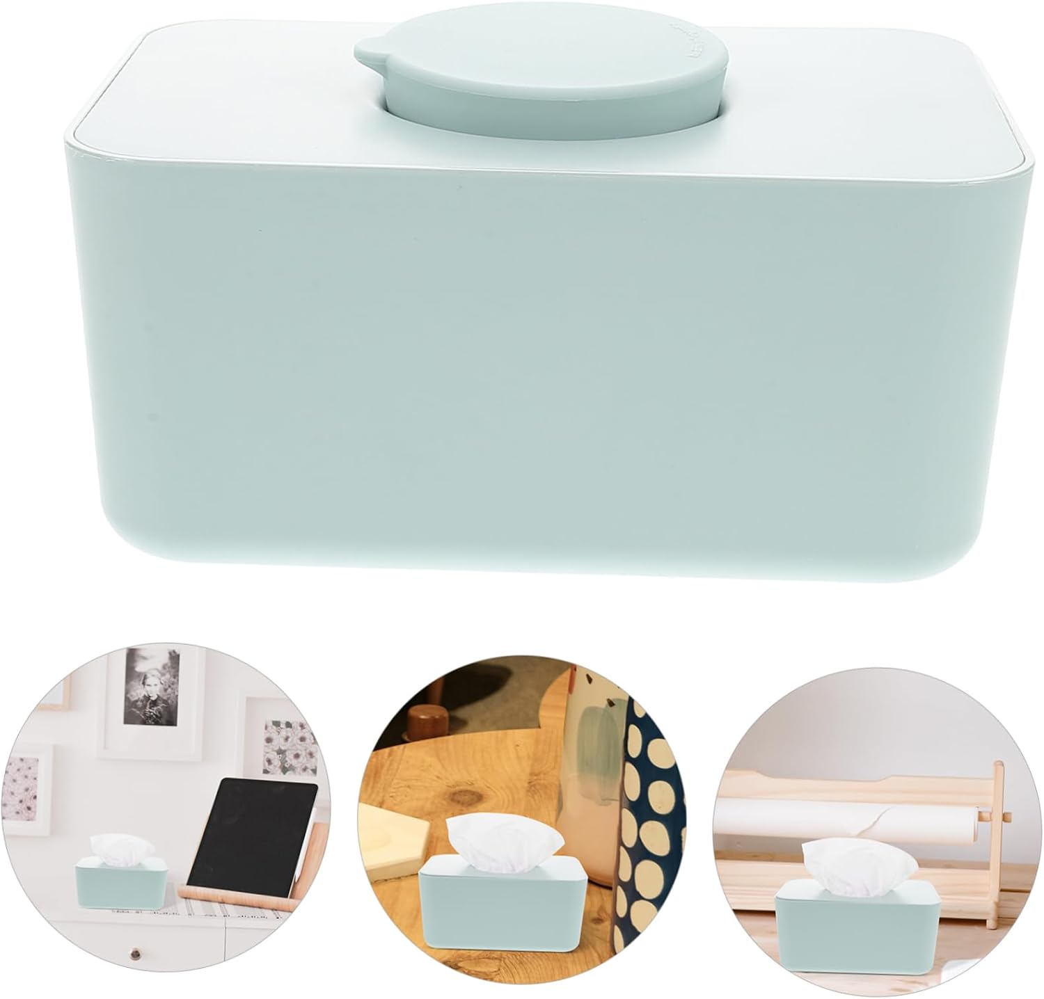 Wet Tissue Box Keeps Wipes Fresh Diaper Wipes Dispenser Capacity Easy to Open Non Slip Design