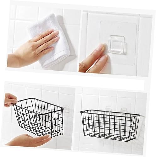 Miniatura 5 de Homoyoyo Cesta de almacenamiento de metal, cesta de almacenamiento de metal, cesta de alambre colgante, estante de almacenamiento de cocina,