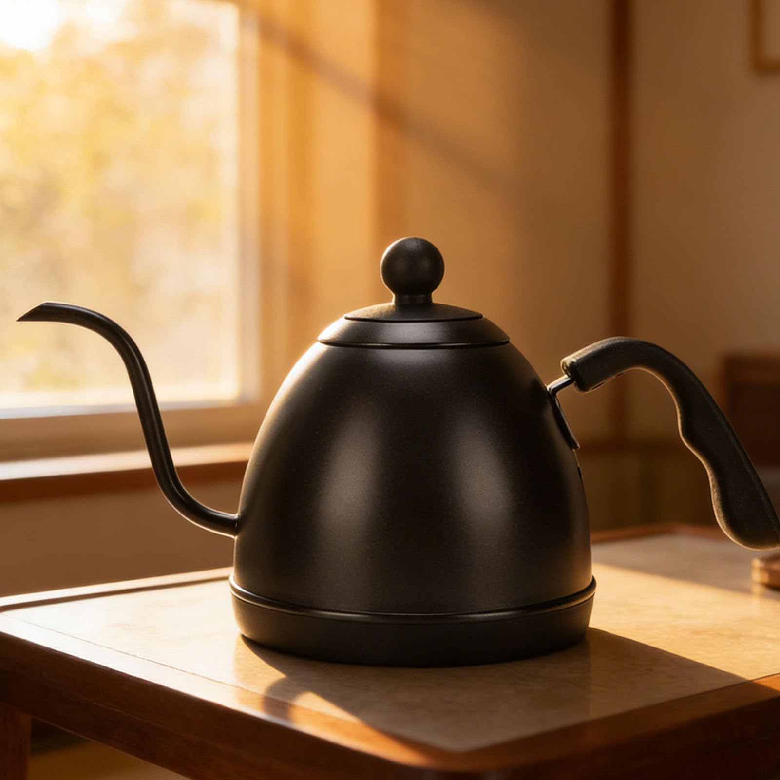 GLOGLOW Bollitore Elettrico a Collo di Cigno, Acciaio Inossidabile 304 con Controllo di Precisione della Temperatura e Timer Intelligente per Preparare caffè o tè, Perfetto per l'uso Domestico