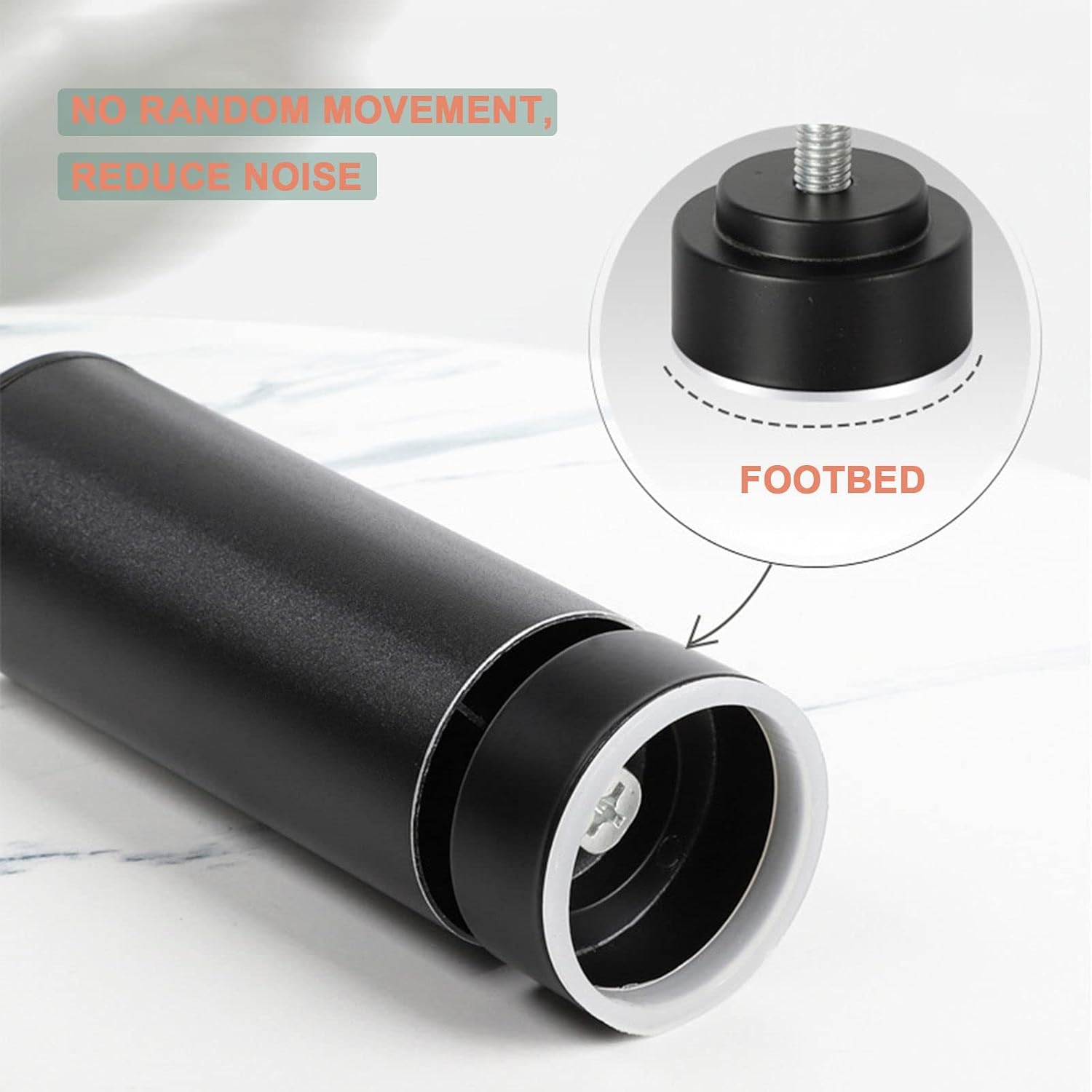 Furniture Legs,4Pcs,10cm/15cm/20cm,Metal Furniture Legs,Adjustable Legs,Black Sofa Legs,Desk Legs,Table Replacement Legs,Black Furniture Legs,Black-18cm/7in