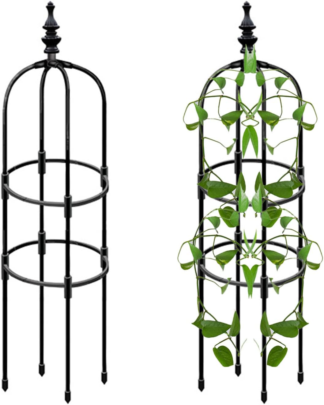 Garden Plant Obelisk, Tower Obelisk Garden Trellis, Heavy Duty Strong