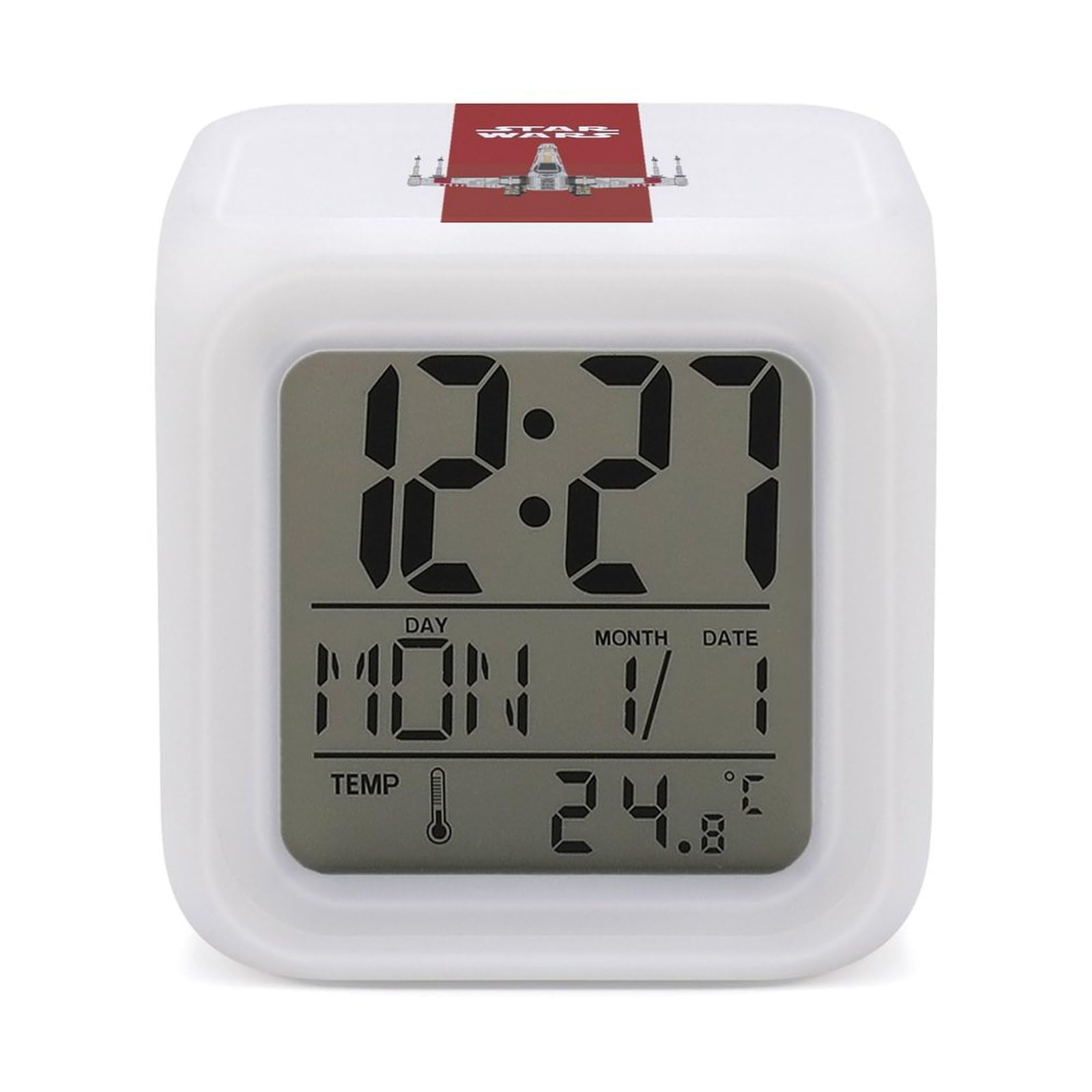 スターウォーズ アラーム時計 Amazon.co.jp: スター・ウォーズ 目覚まし時計 メロディ付き 黒 リズム