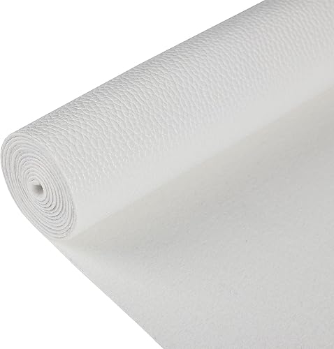 Vista 11 de Picheng Hojas de piel sintética de color liso, tela de cuero con textura de lichi, perfecta para manualidades, proyectos hechos a mano, lazos