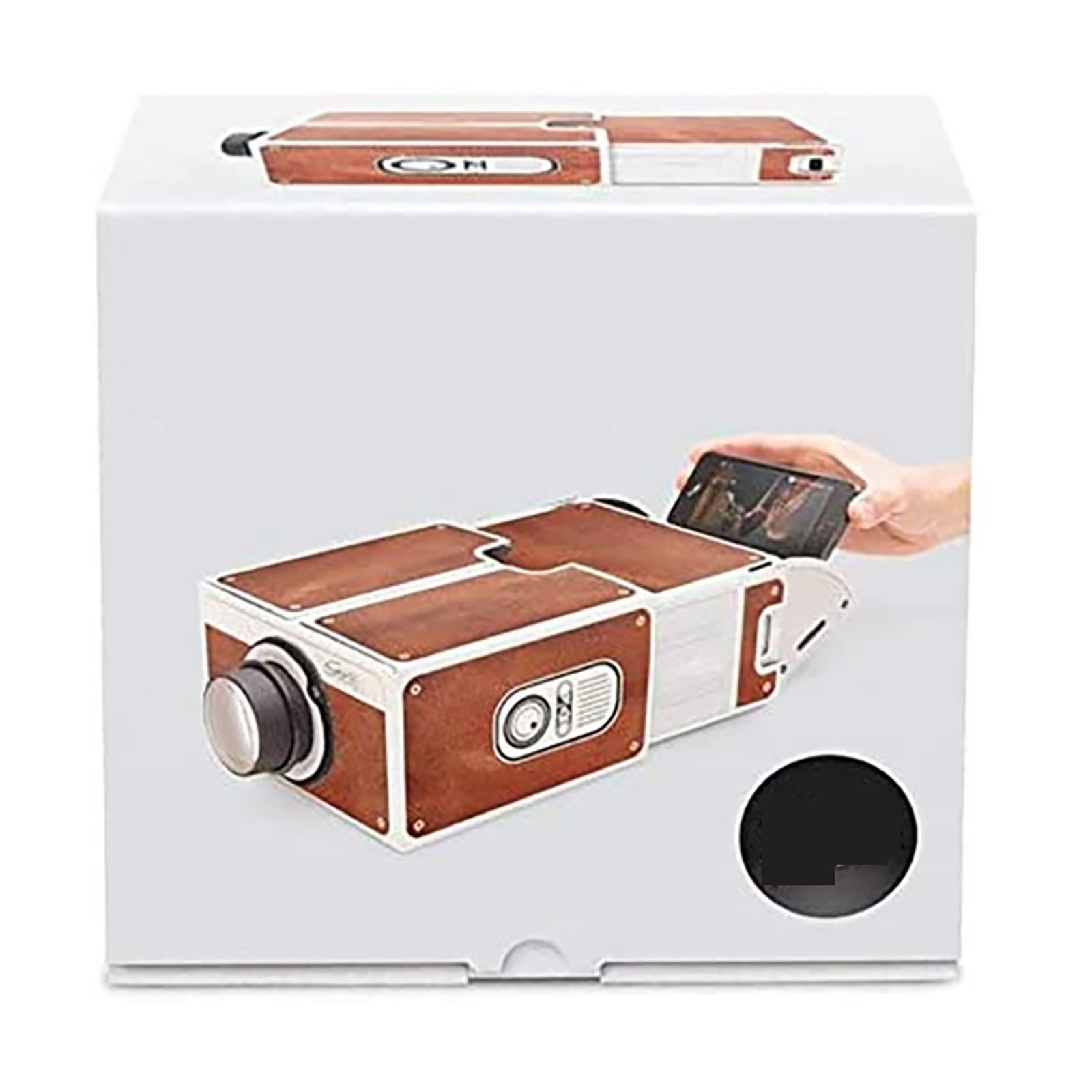 Proiettori Proiettore Cinematografico, Proiettore Smartphone Portatile in Cartone Famiglia/Festa/Compleanno Ecc. Proiettore Audio Home Theater Per L'Intrattenimento Domestico Proiettori Di Illuminazio